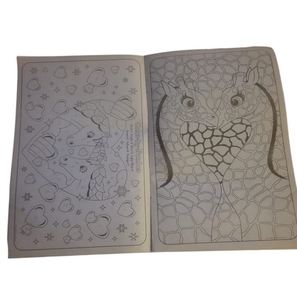 NEW 2023 Lisa Frank Giant Color & Activity Book Vibrant Colors Bug Alien Peace - Picture 7 of 16